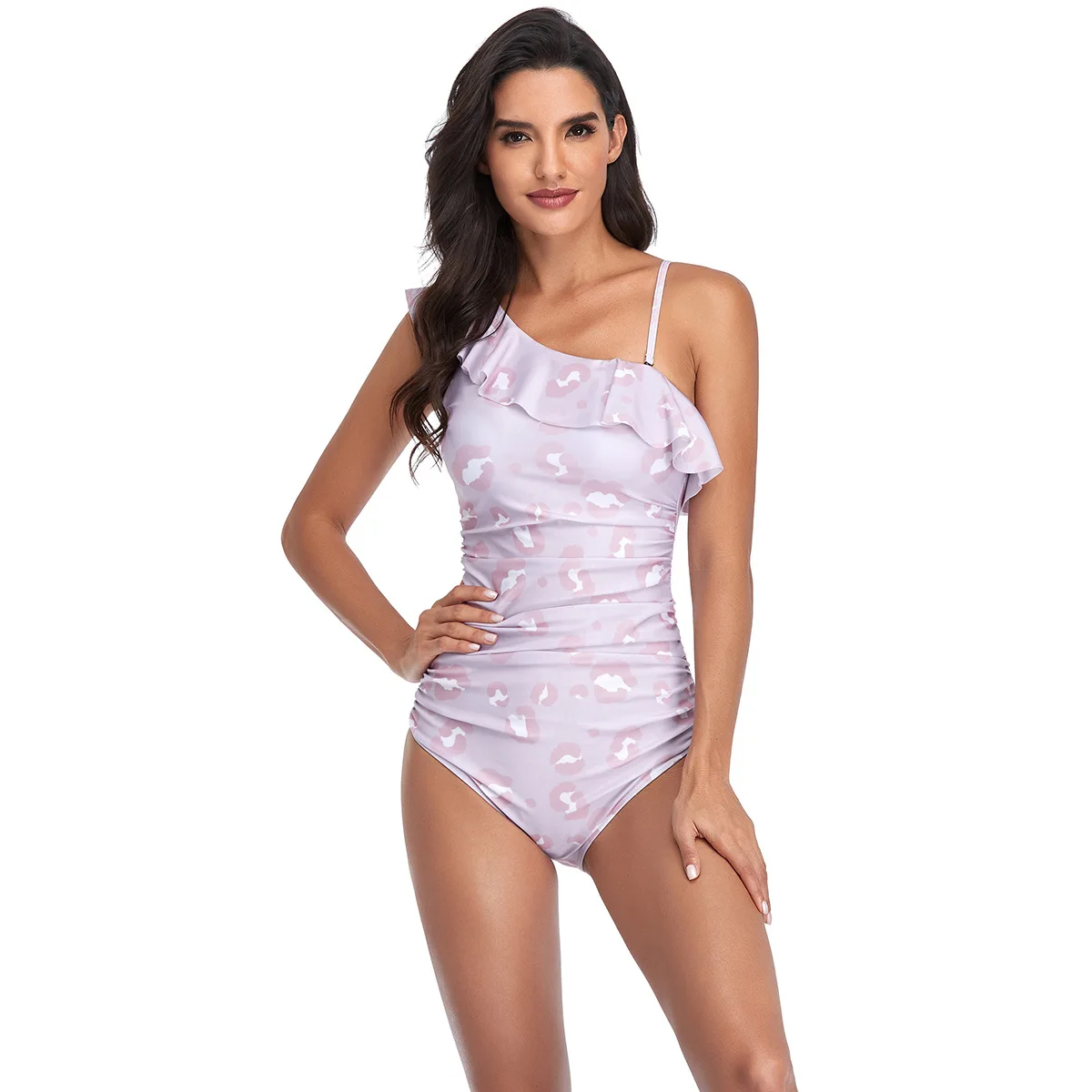 Women Swimsuit Sexy Polka Dot Swimwear Push-up Swimwear Jumpsuit One Piece Swimsuit 2023 New Female Summer Beachwear Monokini