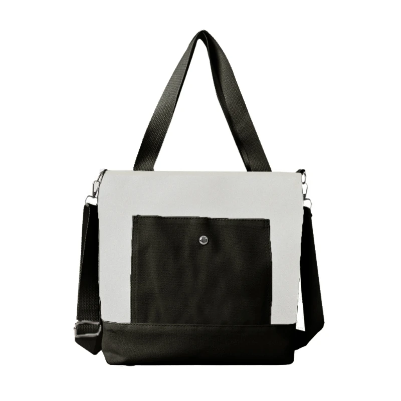 

Simple Handbag Large Capacity Commuters Tote Bag Casual School Bag Fashion Shoulder Bag Canvas Backpack Messenger Bag