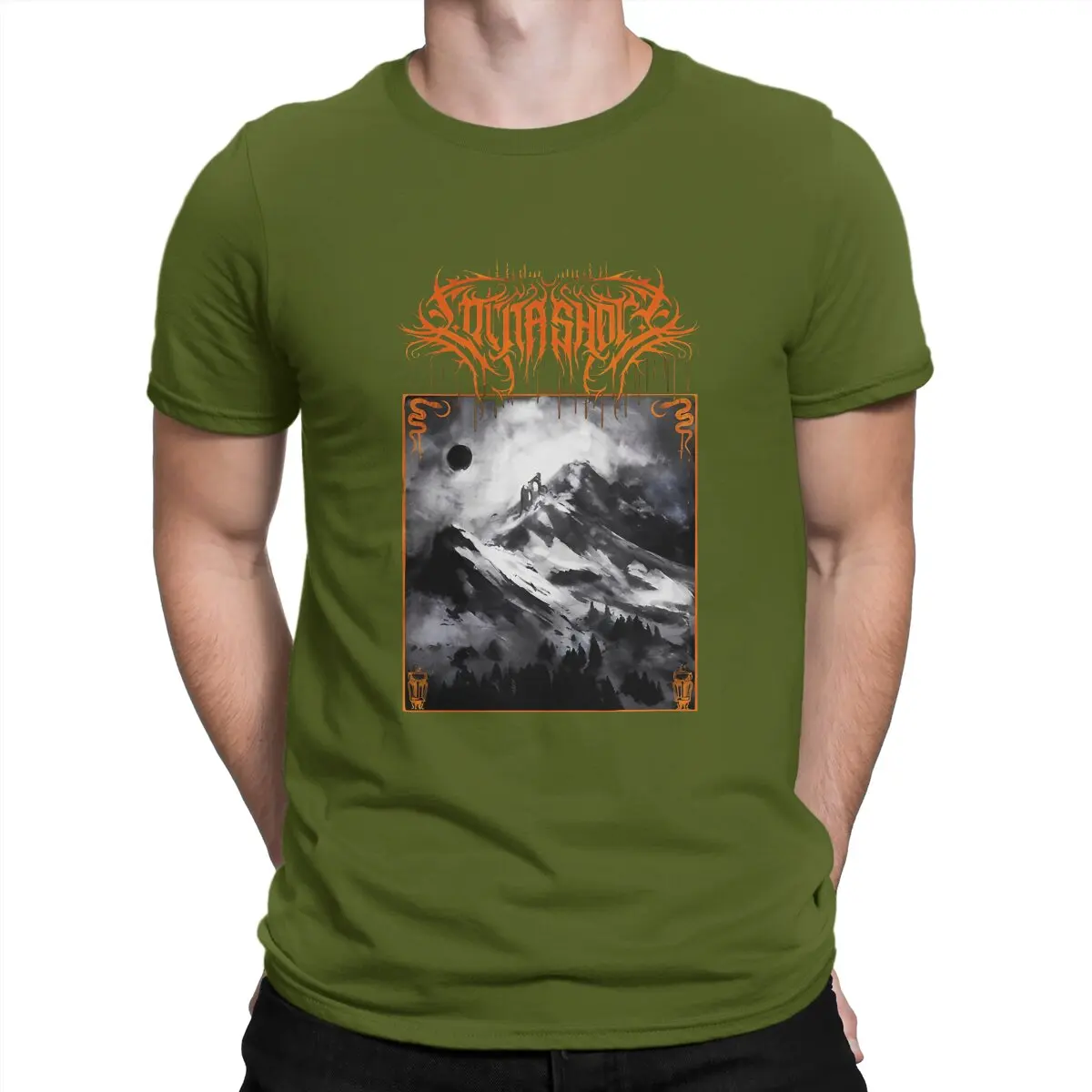thumbnail image 1 of Camisetas de algodón puro de Lorna Shore con fondo de pantalla de logotipos de Deathcore para hombres, camisetas divertidas de manga corta y cuello redondo., 1 of 7