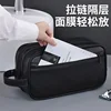 Toiletry Bag for Men PU Leather Travel Wash Organizer Dopp Kit Water-resistant Shaving Bag for Toiletries Accessories 4
