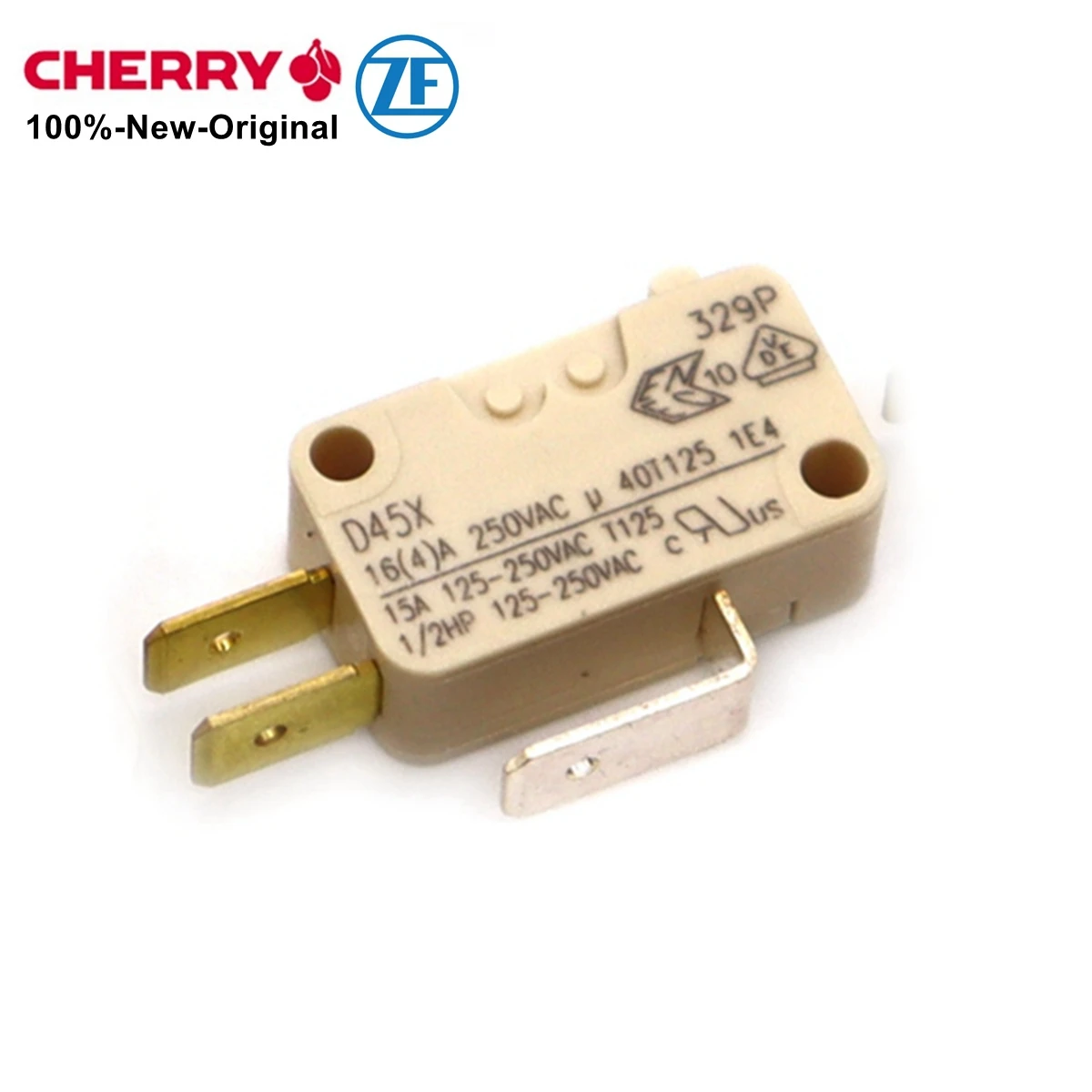 CHERRY/ZF 100%-NEW 5PCS D45X 16A D48X 21A Micro Switch short handle 10A 250V