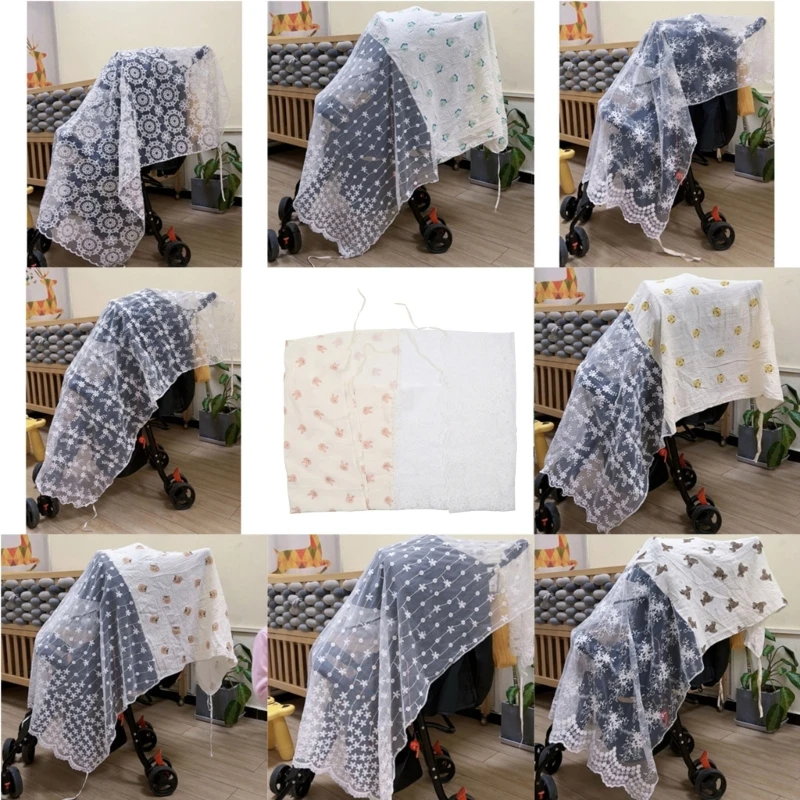 

Mosquito Net Insect Netting for Infant Stroller Bug Net for Pushchair Pram Bassinets Summer Sun-Shade Cover Travel Gear