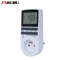 EU Electronic Digital Timer Switch US FR BR Plug Kitchen Timer Socket Outlet 230V 110V 7 Day 12/24 Hour Programmable Timing 1