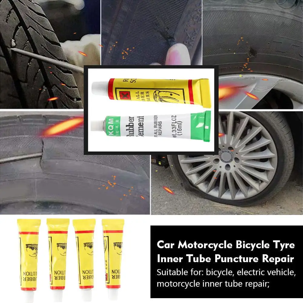 Portable Tyre Vulcanized Glue for Car Motorcycle Bicycle Tire Repair