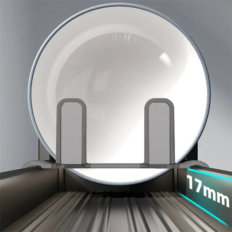 Adjustable Aluminum ABS Kitchen Dish Rack Cabinet Storage