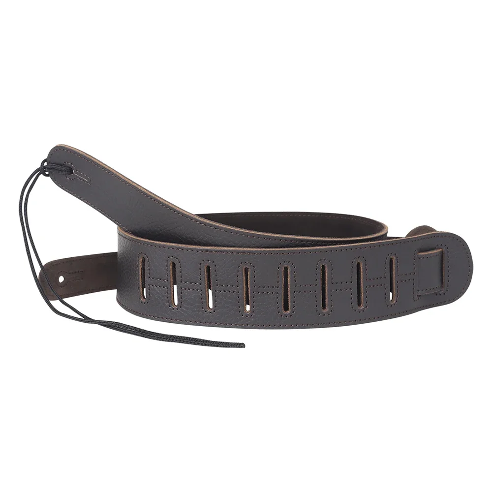 Multicolor Genuine Leather Adjustable Guitar Strap