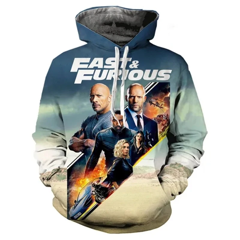 Fast And Furious 3D Print Hoodies Men Women Casual Streetwear Oversized Sweatshirts Hoodie Male Pullovers Tracksuit Man Clothing - Image 2