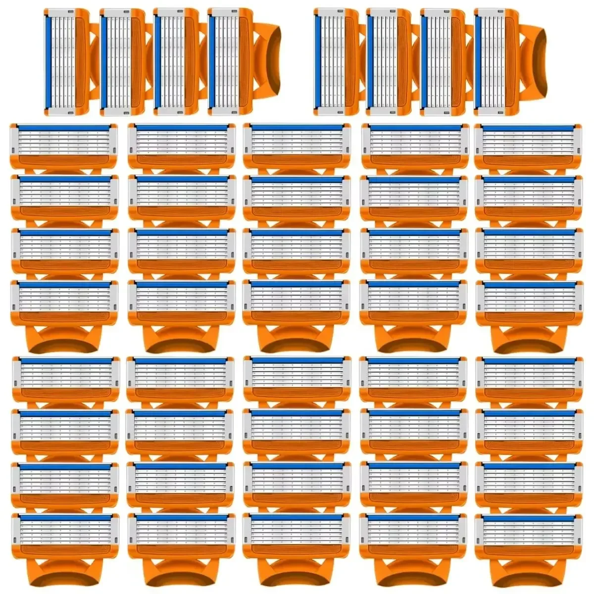Razor shaver 48 in 1 men's fusion 5-layer pro power shaving beard hair trimmer blades replacement