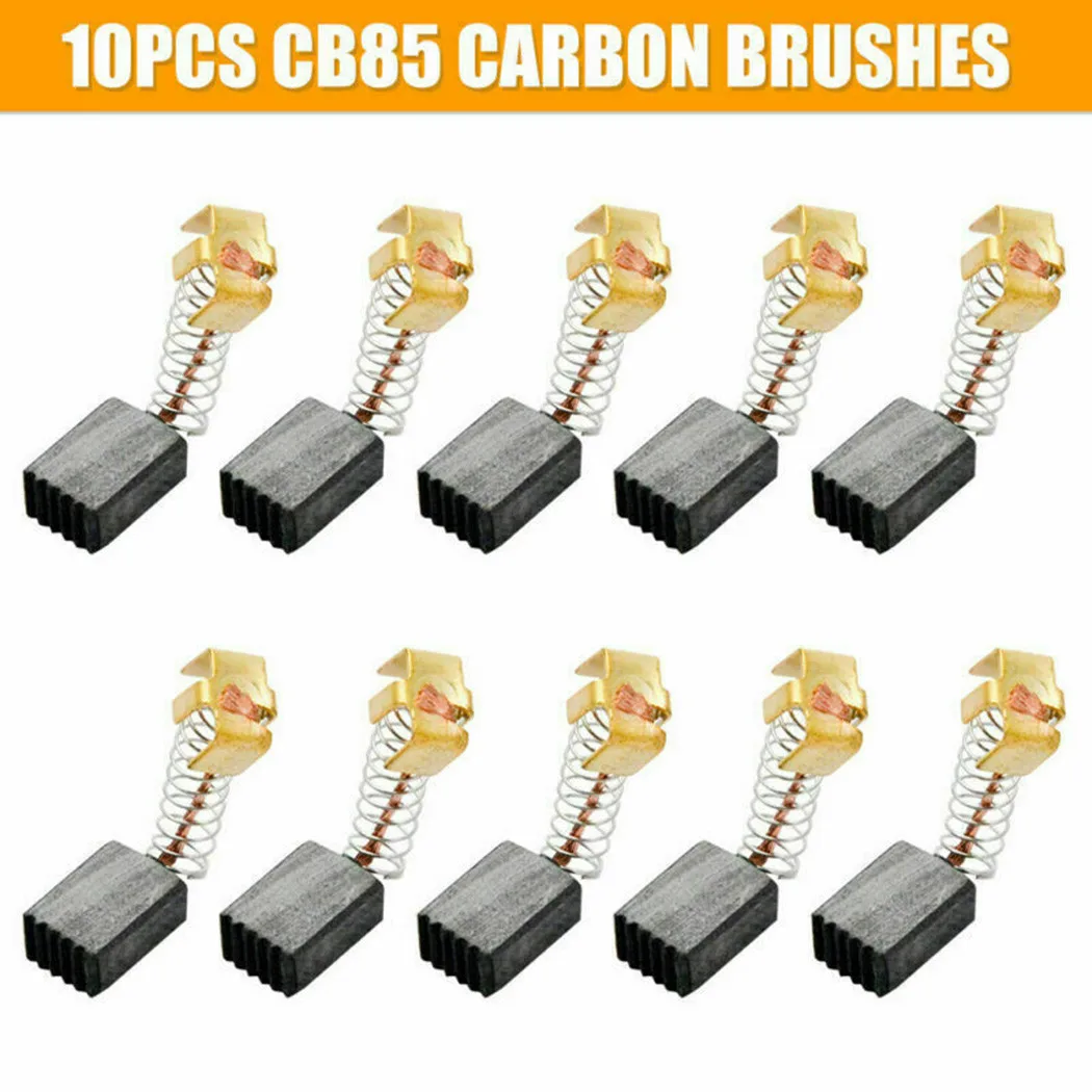 10pcs Carbon Brushes For Angle Grinder GA5030 CB325/459/303/419/203 Graphite Brush Cutting Polishing Machine Tool Replace Part 10pcs power tool carbon brushes for bosch angle grinder electric hammer drill graphite brushes 15x8x5mm