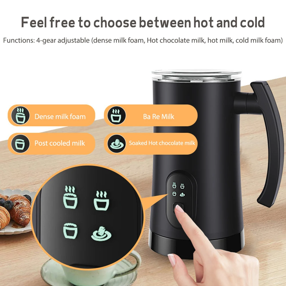 Automatic Milk Frother 4 in 1 Electric Steamer for Making Latte Cappuccino Coffee Milk Warmer Foamer Heater Auto Milk Warmer 2