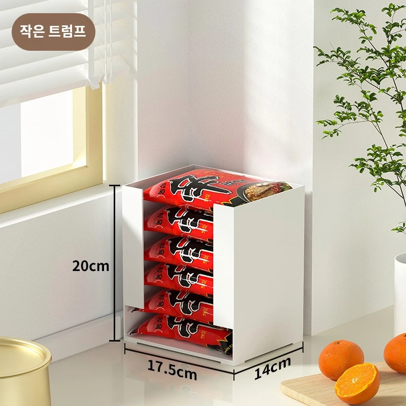 Ramen Instant Noodles Snack Storage Box Desktop Stacked with