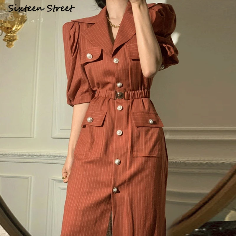 Blue pearl blazer dress Clearance