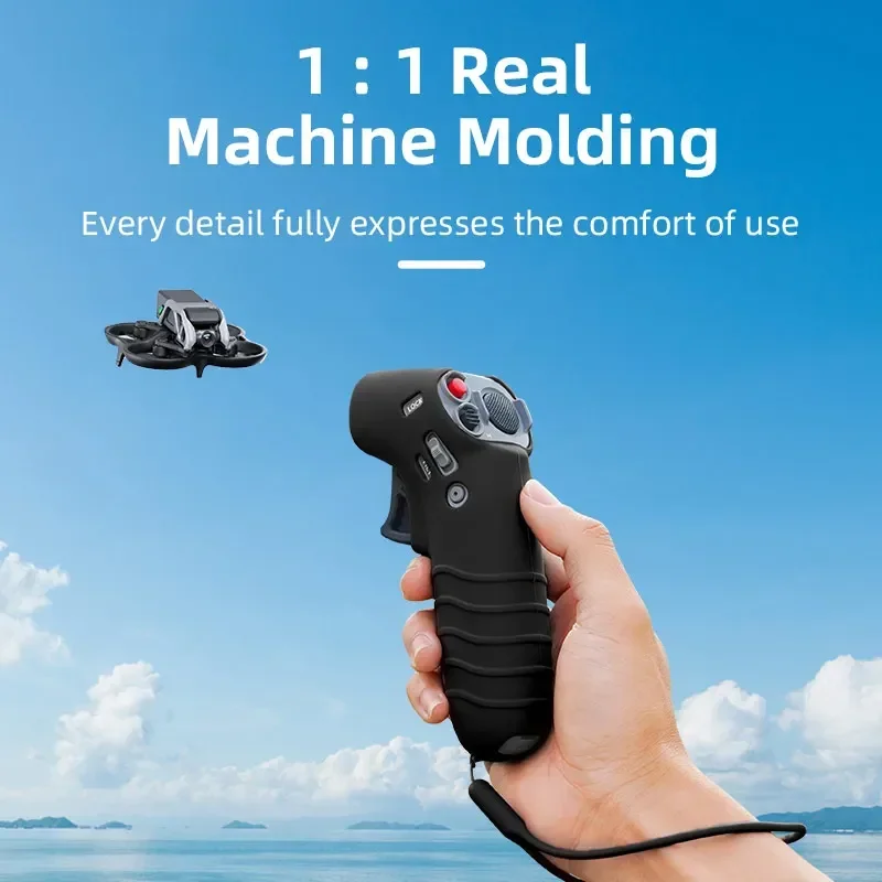 Custodia Protettiva In Silicone Per Dji Avata/Fpv Combo Motion Controller 2 Custodia In Pelle Tracolla Accessorio Per Cordino Anti-Smarrimento