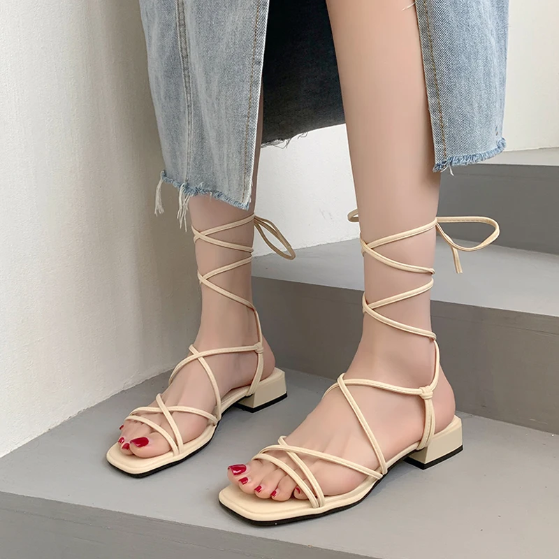 Summer Gladiator Sandals Women Flat Shoes with Strap Casual Elegant Ladies  Fashion Best Selling Free Shipping and Low Price - AliExpress