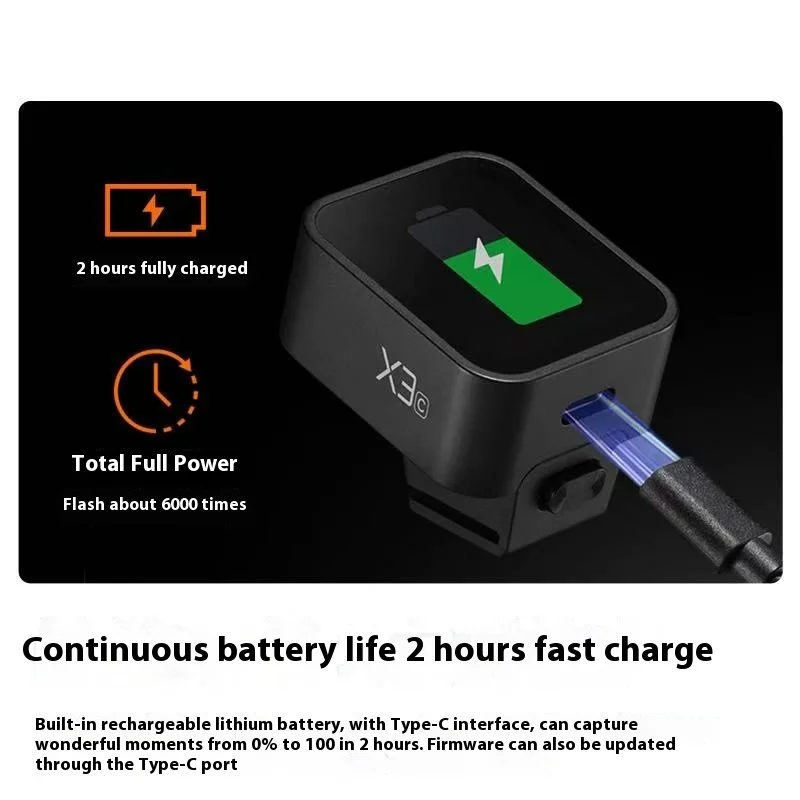 Flash Trigger Godox X3 TTL HSS 2.4G Wireless OLED Touch Screen Transmitter for Canon Nikon Sony Fujifilm