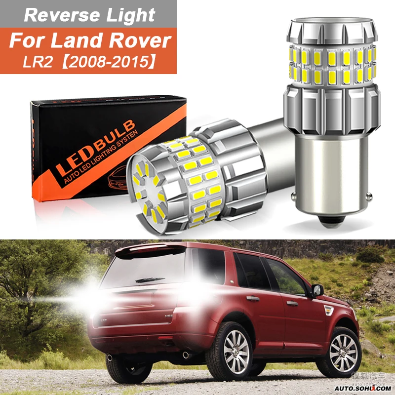 

2 шт., задние фонари Canbus светодиодный 1156 P21w Ba15s 60SMD 4040 для Land Rover LR2 2008-2015, сигнальная автомобильная лампа 12 В, аксессуары