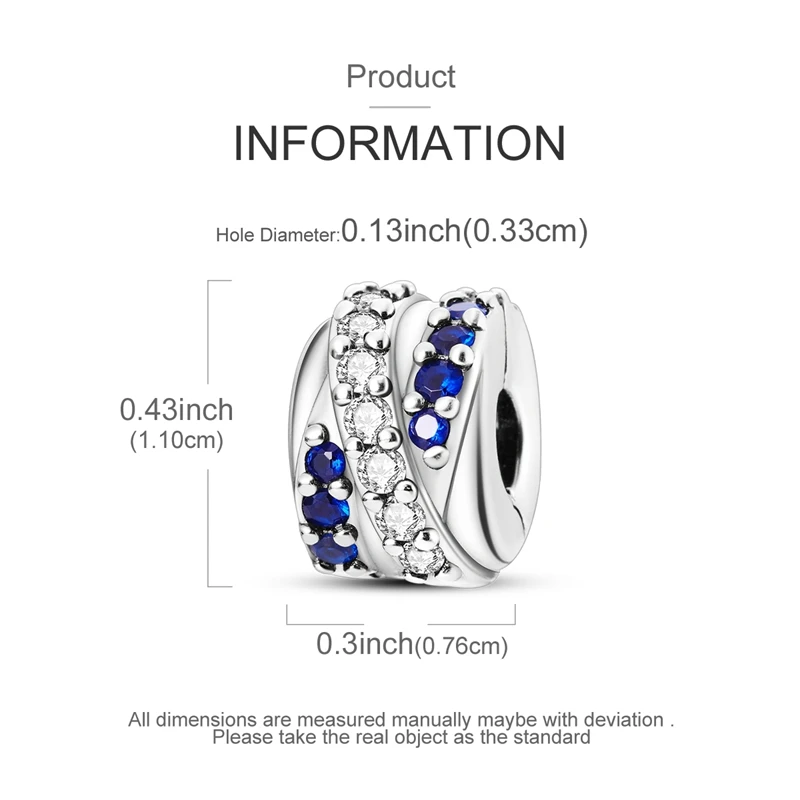 Silberne Sicherheitskette aus 925er Silber mit Herzband-Sicherheitskette, Charm-Perlen, passend für Original-Armbänder, DIY-Schmuck – Detail 20