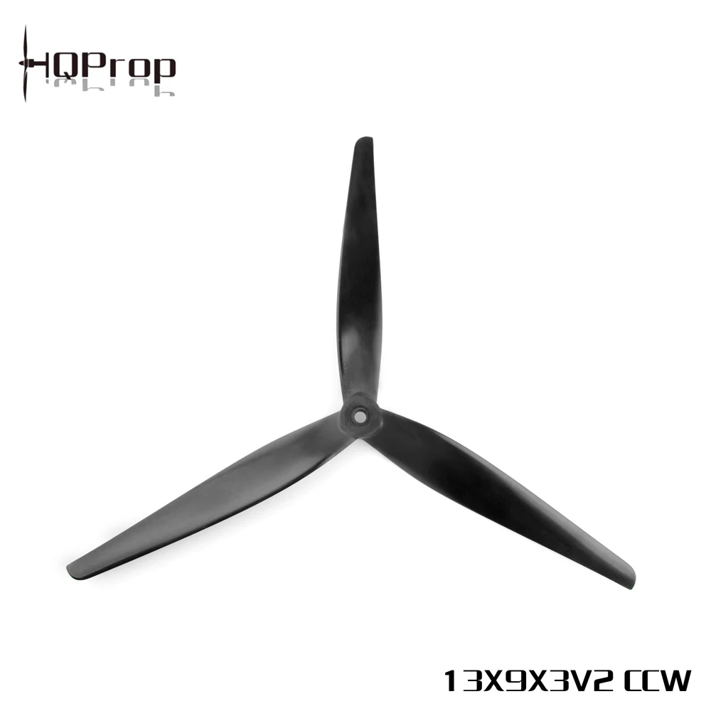 HQProp X-Class 13X9X3 V2 (CW+CCW) Нейлон, армированный черным углеродом thumbnail 3