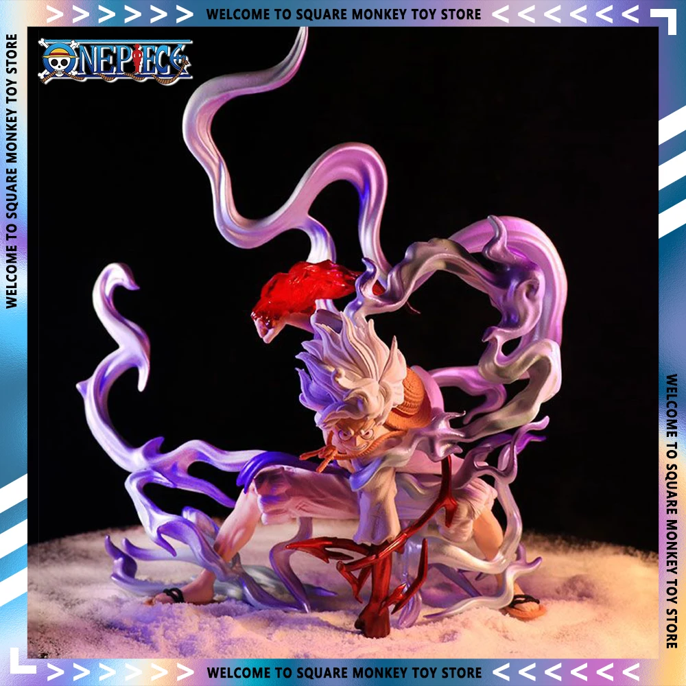 

27cm One Piece Gear 5 Luffy Figure Nika Luffy Anime Figures Sun God Figurine PVC Station Model Doll Collectable Desk Decora Toy