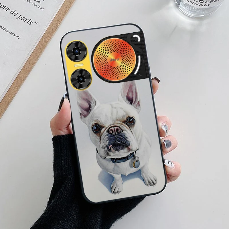 Fashionable Soft Silicone Back Case - Cute Design