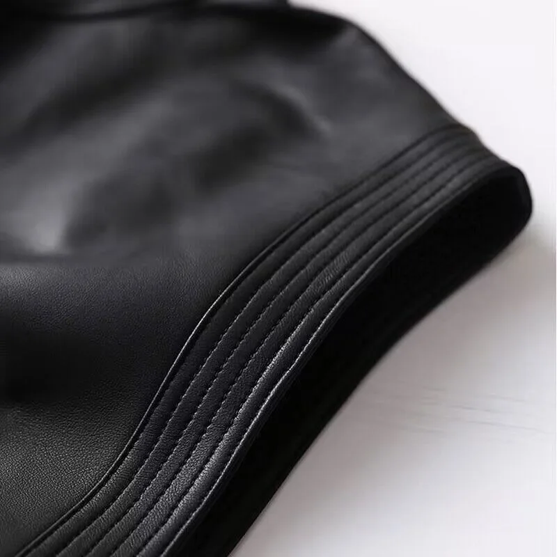 Рисунок 6 - Женская куртка из ПУ кожи без рукавов