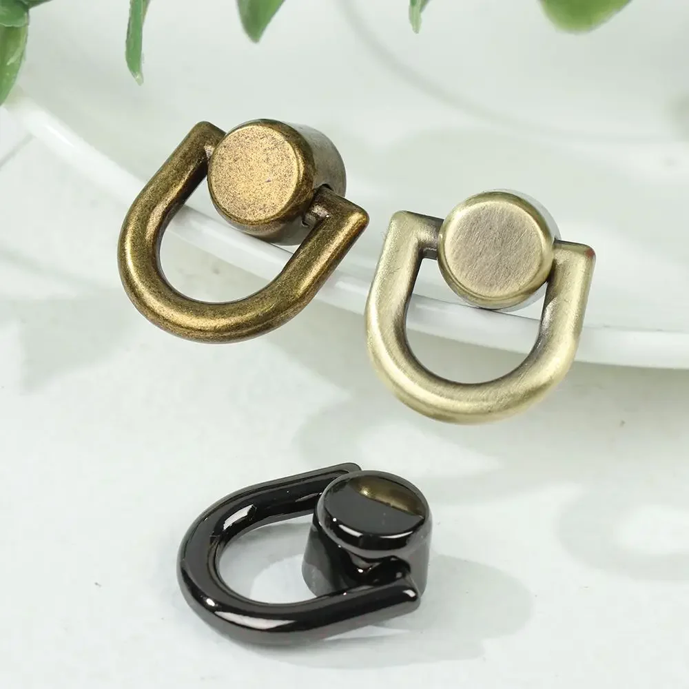 Bag Buckle Metal Bag Rivet Nail Buckle Studs Button Handbag Belt Hanger Leather Craft Luggage Bag Buckle Tong Snap Hardware Accessorie 4Pcs