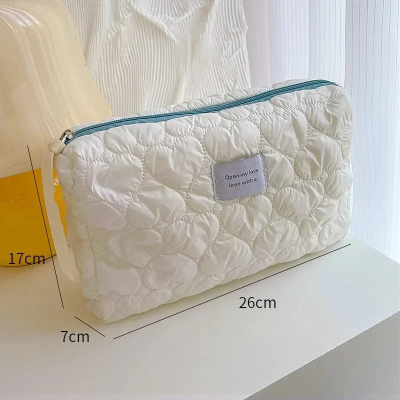 Large Capacity Women's Cosmetic Bags Cases Casual Ladies Small Storage Bag with Zipper Female Travel Clutch Bag Small Handbags