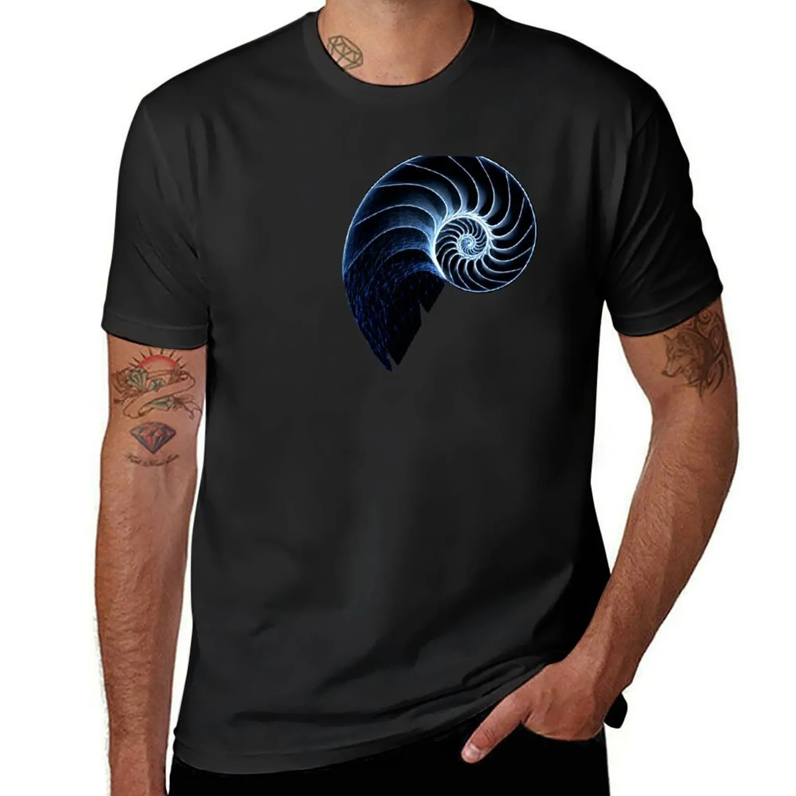 Shell Geometry architecture T-Shirt oversizeds for a boy Men's t-shirt
