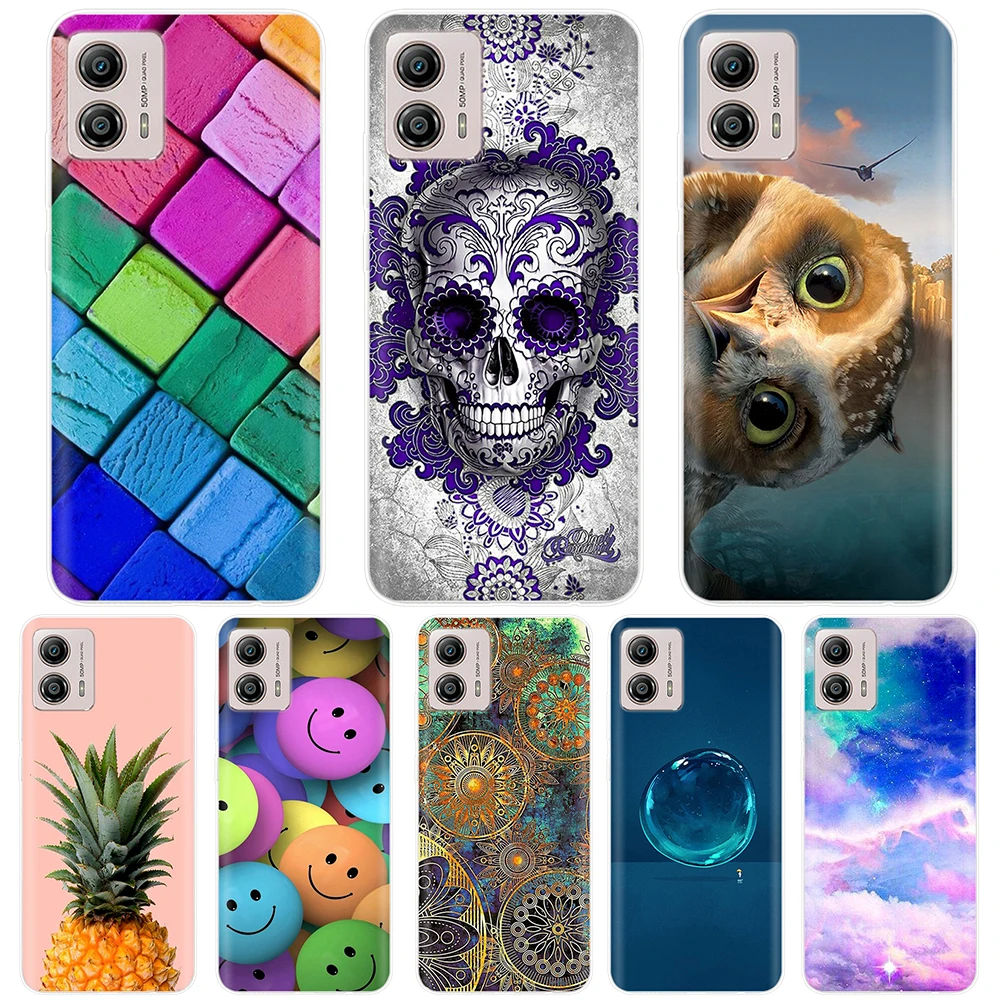 Per Motorola Moto G53 5G Custodia Morbida Custodia Posteriore In Silicone Per Moto G13 G23 G53 5G Custodia Funda Per Motorola Moto G53 Cover Per Telef