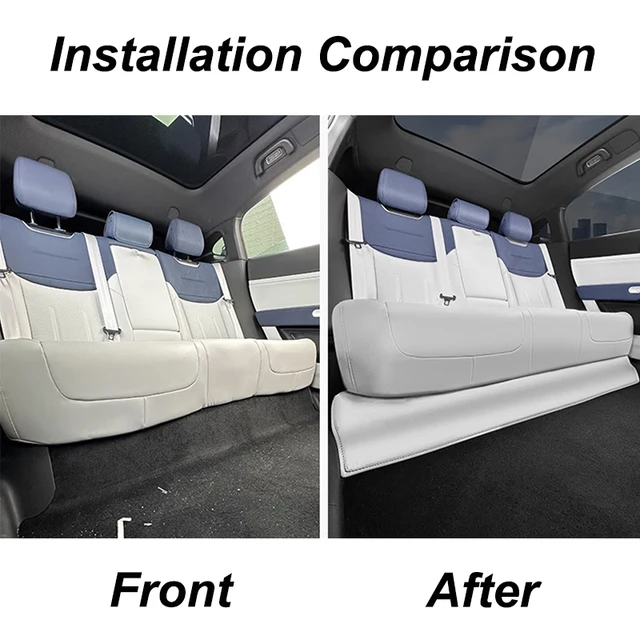 For XPeng Xiao Peng G6 2023 2024 Under The Rear Seats Leather Protector Interior Accessories 2