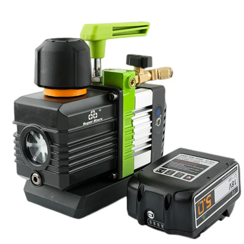 

Lithium battery vacuum pump Bipolar 1.5 liter air conditioner R32 brushless pump Small intelligent charging vacuum pump