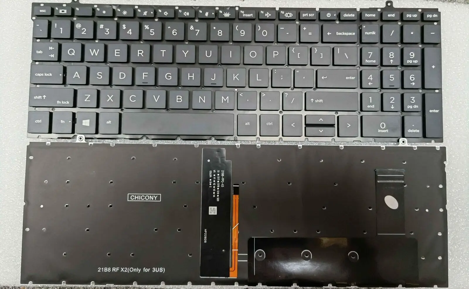 Per Hp Probook 450 G9 455 G9 455R G9 Hsn-Q34C-4 Tastiera Retroilluminata Usa