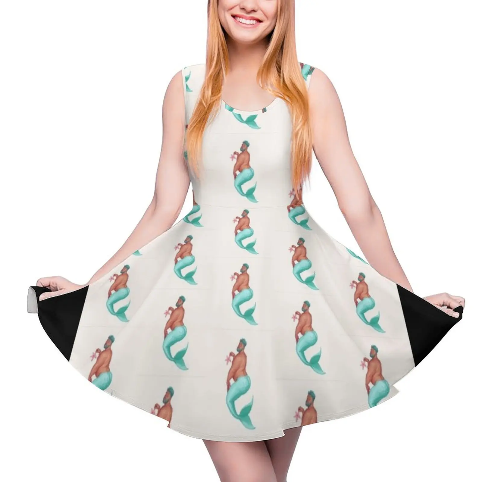 

Женское вечернее платье без рукавов Merman, коллекция 2024