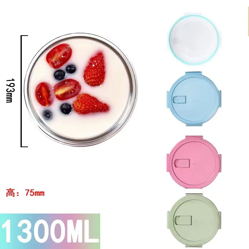 Microwave-Safe Divided Glass Meal Prep Containers - Bento Lunch Box with High Borosilicate Storage Bowls, Assorted Colors