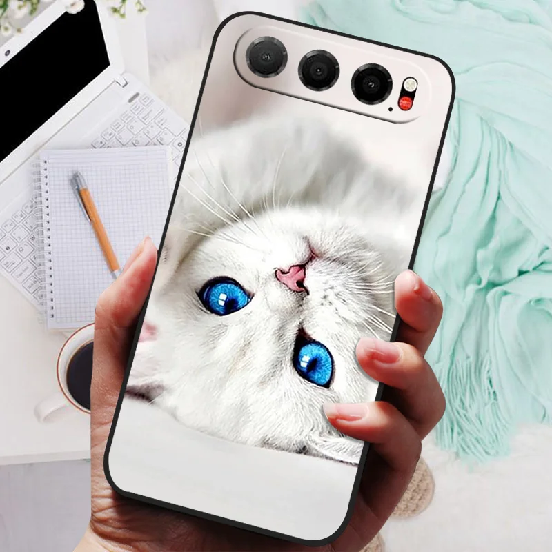 ZTE Nubia Air 5G Shockproof TPU Silicone Cat Phone Case - Soft, Durable, and Stylish Cover