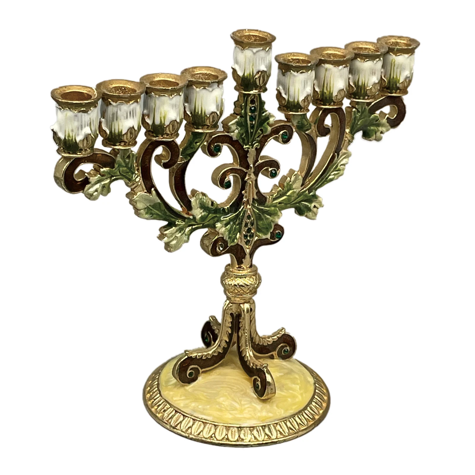 Artistic Metal Hanukkah Menorah 6