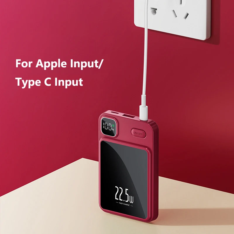 15W Magnetic Wireless Charger Power Bank 20000mAh Fast