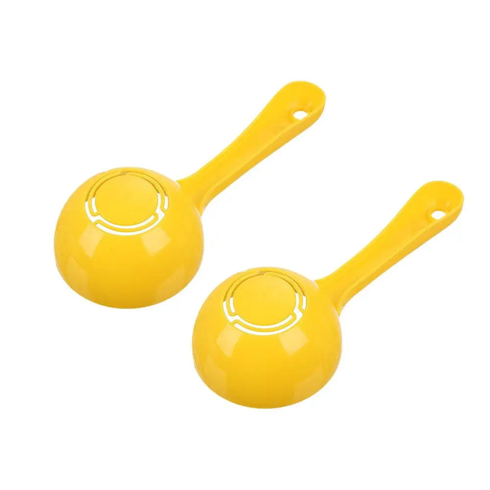 Rice Scoop Mold Non-stick DIY Sushi Mold Rice Spoon Half Accessory Kitchen Ball Spoon Porridge Round Tool V2G7 1/2pcs plastic rice spoon