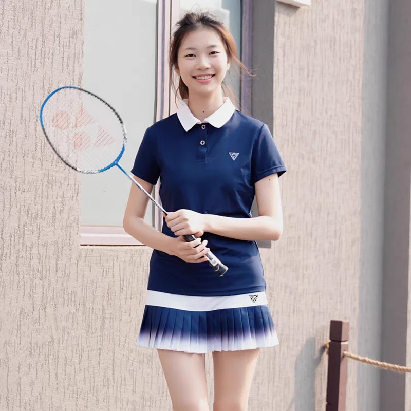 

Костюм для бадминтона с коротким рукавом и быстросохнущей сеткой