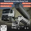 1:20 Full Scale 16CH RC Dump Truck 2.4G 30KG Load-bearing Smart Simulation Sound Headlight Alloy Electric Remote Control Truck 1