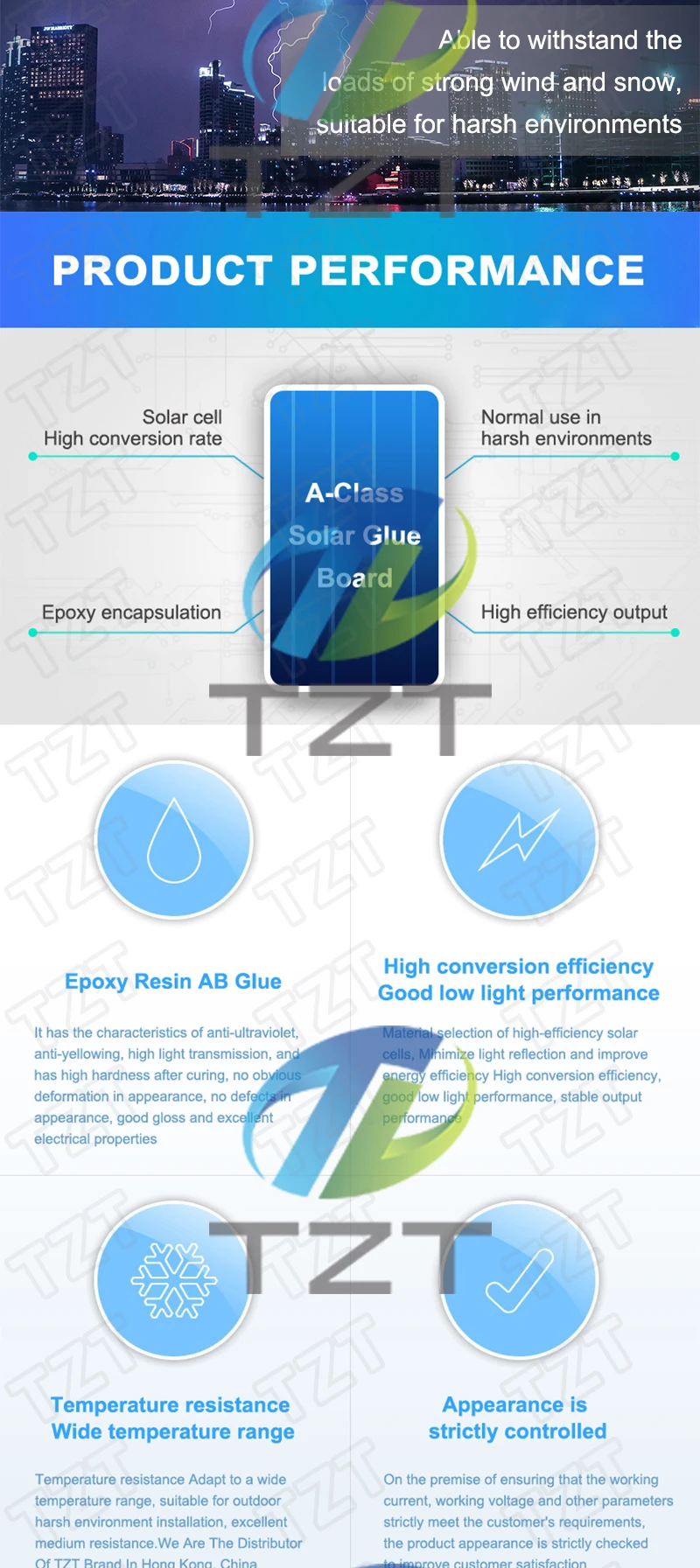 Description Picture 6 of itemTZT Solar Cell 2V 150mA 0.3W 60*60MM Solar System DIY For Battery Cell Phone Charge Polycrystalline Solar Panel