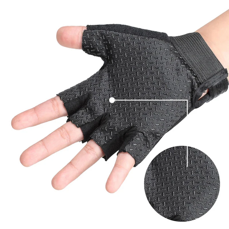 Cycling Kids Tactical Gloves Half Finger Anti-Slip Protective Outdoor Sports Gloves Children Climbing Running Boys Girls Gloves 3