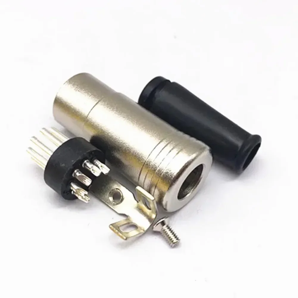 5PIN DIN Connector 5pcs Midi Cable Lead Audio Plug Male Inline Metal Connector Computer Peripherals For Midi Vintage Audio