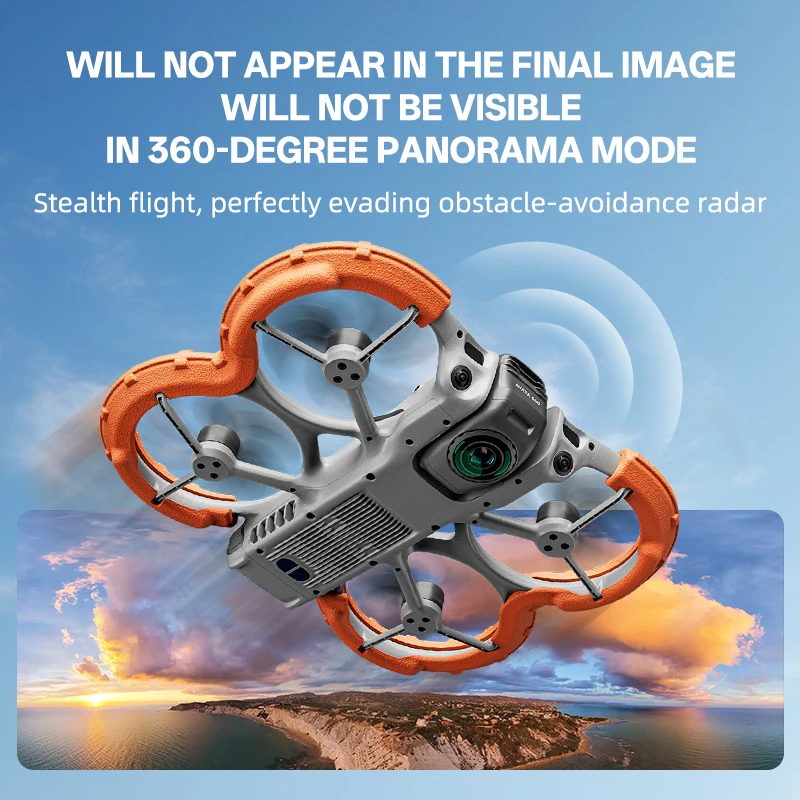 Bague anti-collision flottante en EVA de la protection d'hélices STARTRC pour DJI Avata 360, détail du matériau