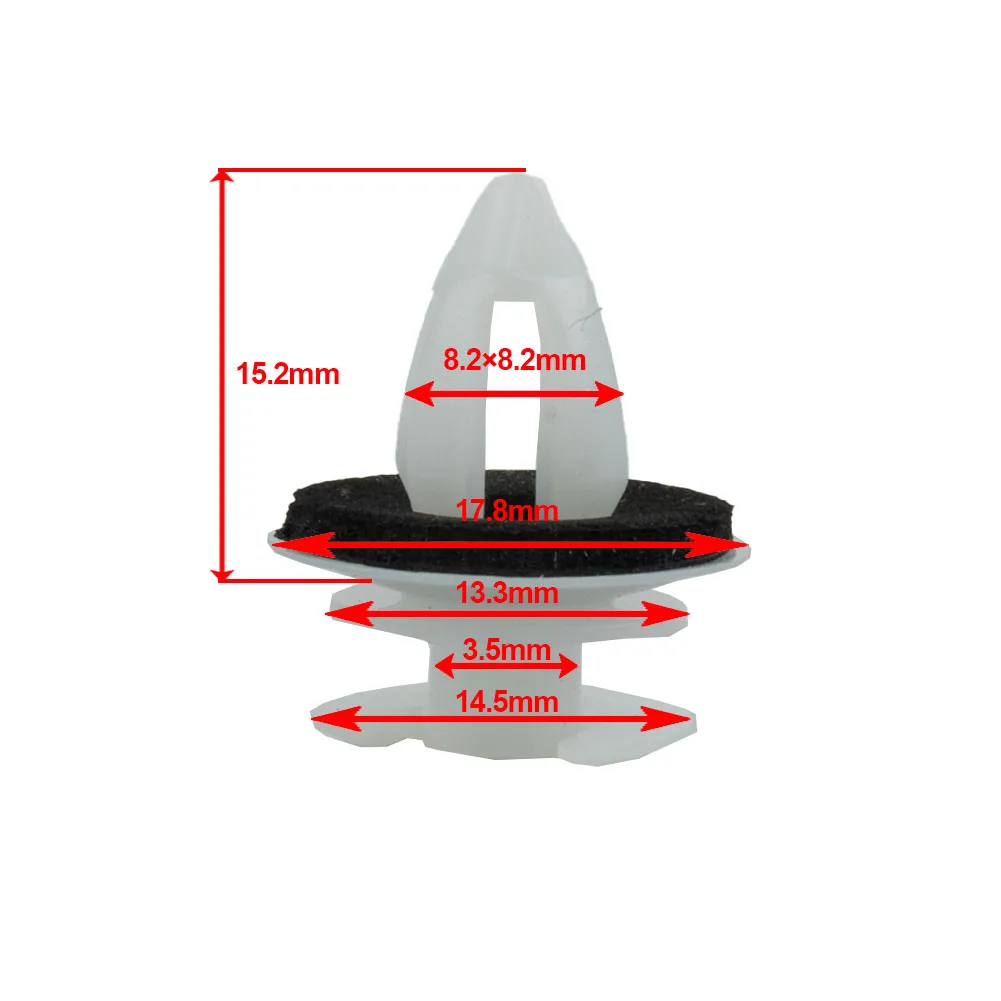 

Interior 50pcs Car Door Panel Push pins Fastener clips For BE36 E38 E39 For E46 M3 M5 Z3 Plastic Replacement