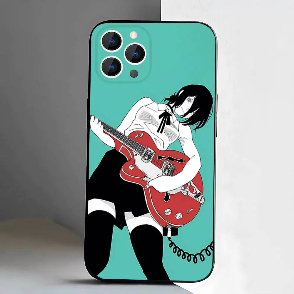 Chainsaw Man Anime Black Soft Box Phone Case