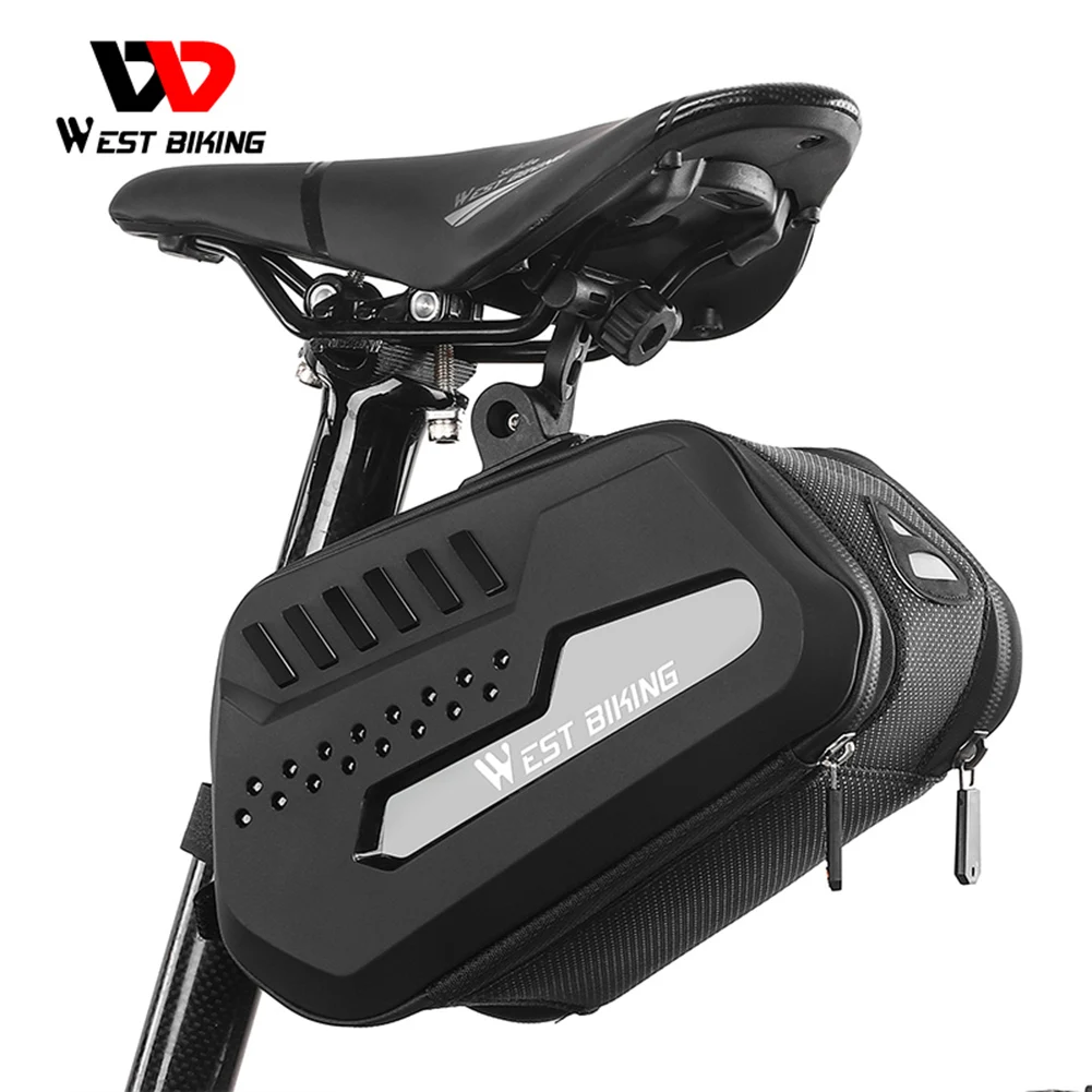 Borsa Sottosella UBORSE 1.5L Impermeabile - Con Tasca Borraccia E Strisce Riflettenti Per Bici