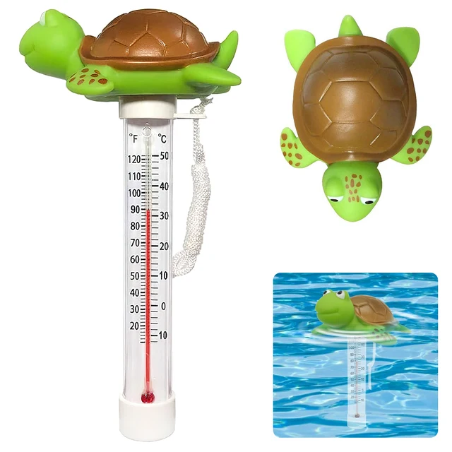 Swimming Pool Thermometer Cute Animal Water Spa Temperature Measure Gauge Turtle Pool Tool Swimming Pools Accessories 1