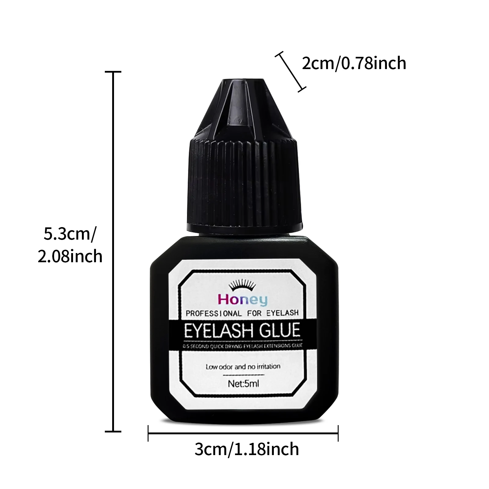 DIY Eyelash Glue Use With Eyes Open 5ml Lasting 7-10 Days Waterproof and Not Irritating 6