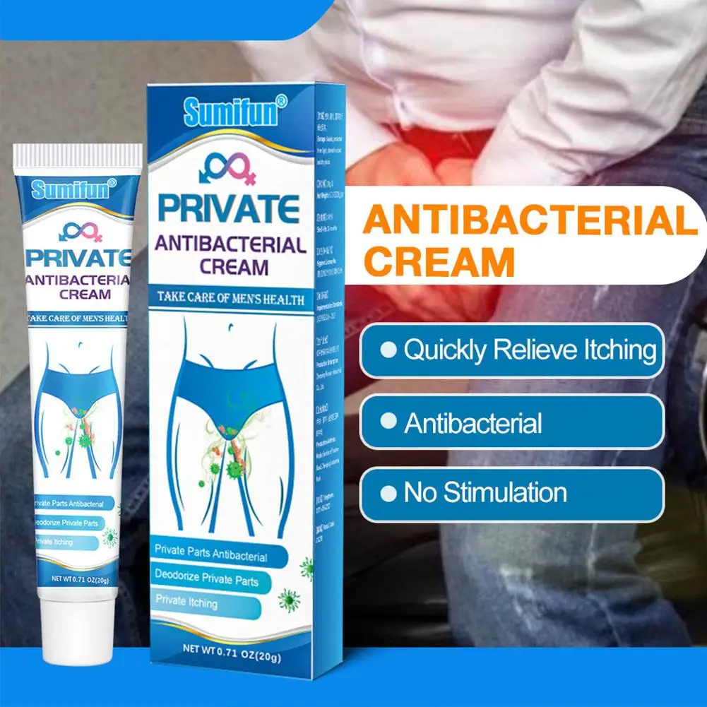 Scrotum Itchy Relief Cream Medical Psoriasis Cream Private Skin Fungal Infection Antibacterial Jock Itch Ointment 20g